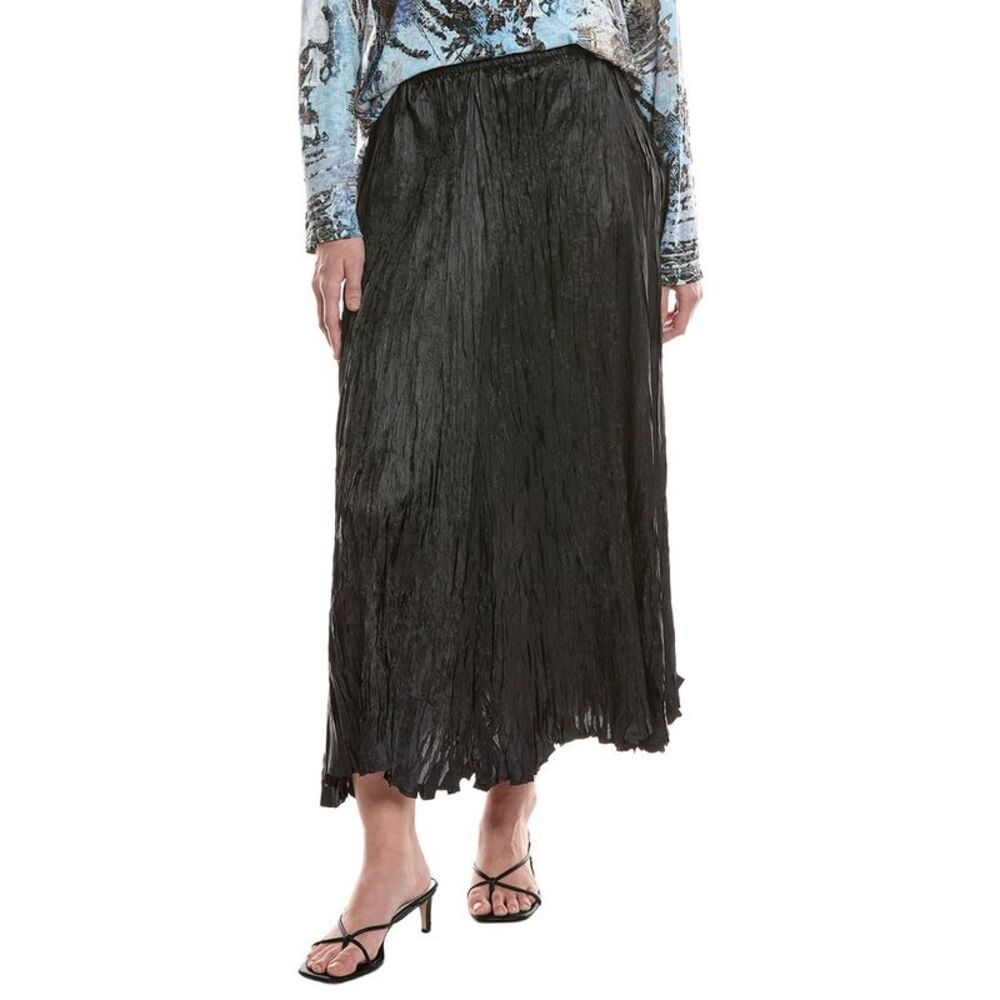 Picadilly Womens  Crinkled Long Skirt